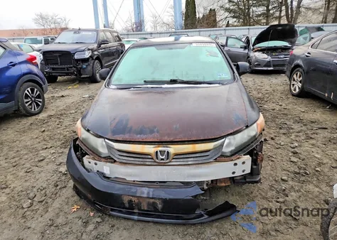 2012 Honda Civic Lx из США, поврежденный, VIN 19XFB2F58CE094207